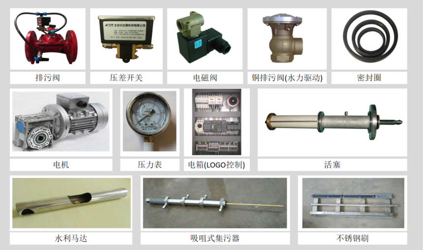A100吸咀式過(guò)濾器設(shè)備組成