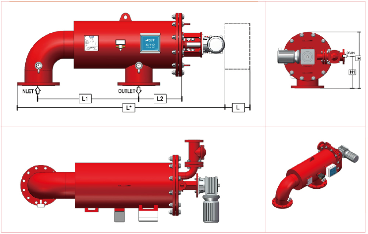 管道過(guò)濾器尺寸大小