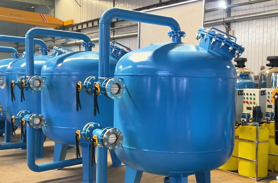 石英砂過濾器應(yīng)用現(xiàn)場(chǎng)