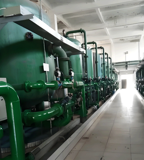 工業(yè)淺層砂過濾器應(yīng)用現(xiàn)場(chǎng)